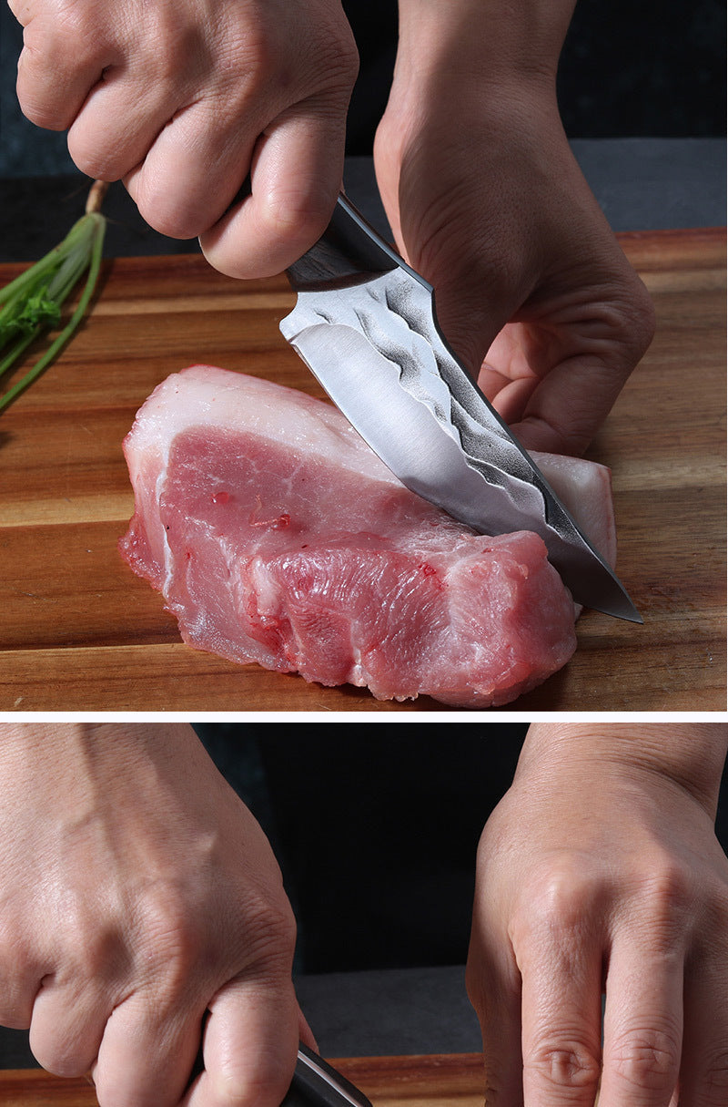 Hunting Knife With Holster Peeling