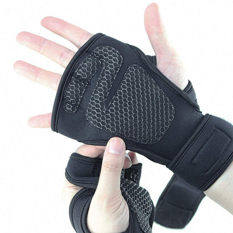 Non-slip Silicone Palm Protection Fitness Equipment Gloves