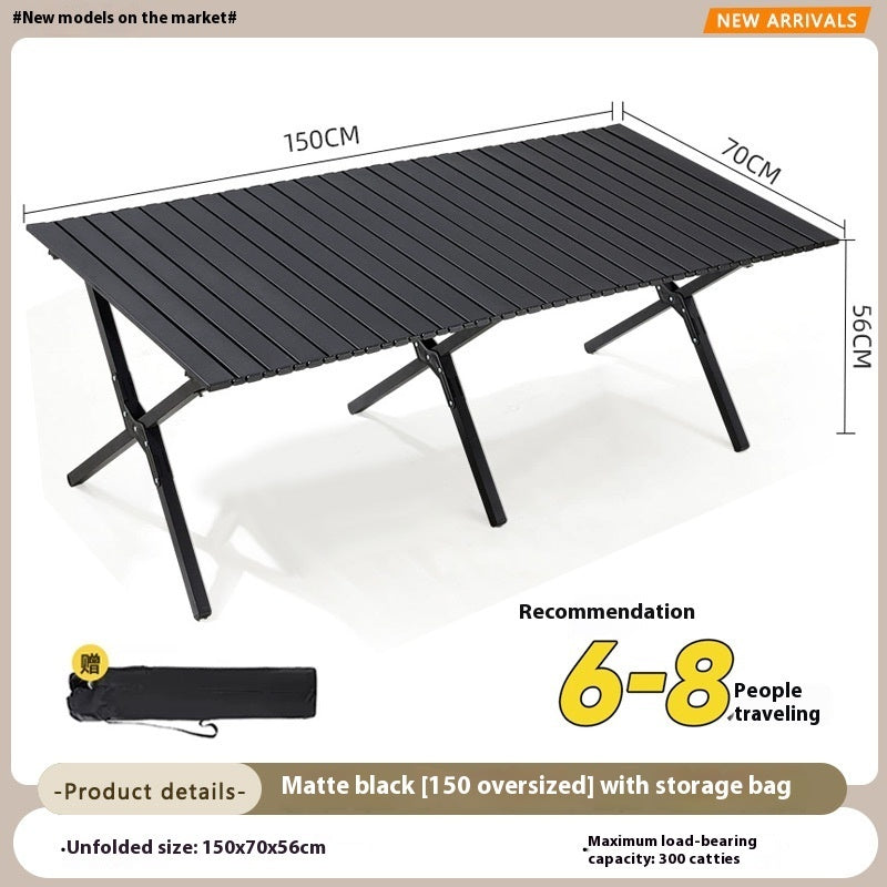 Outdoor Folding Egg Roll Table