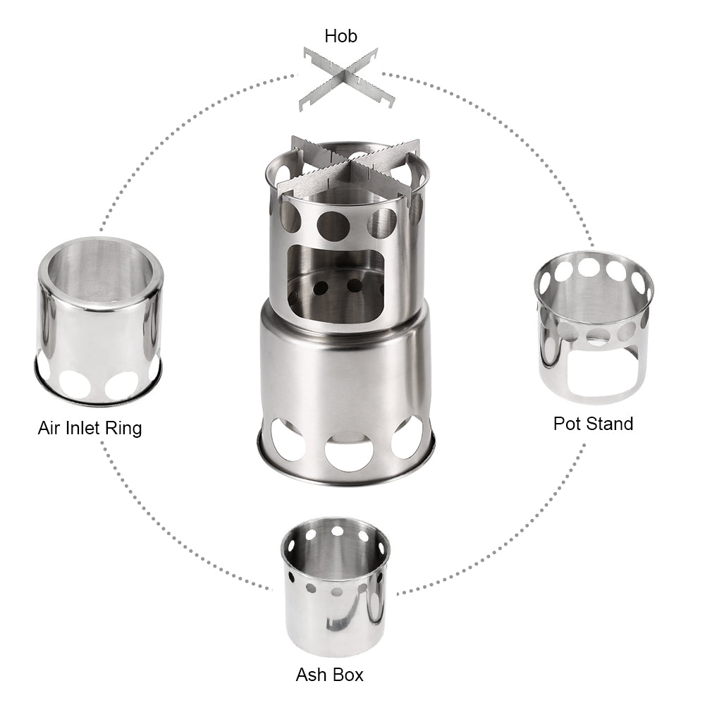 Stainless Steel Stove And Cooking Pot
