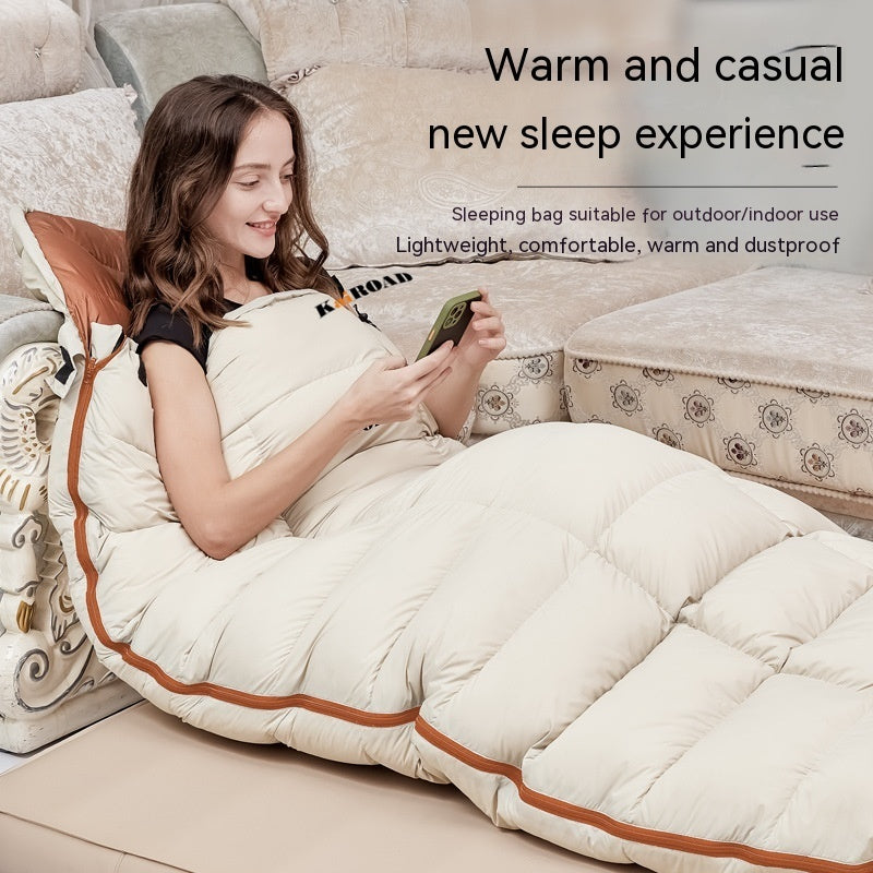 Keep Warm Egg-shaped Feather Sleeping Bag