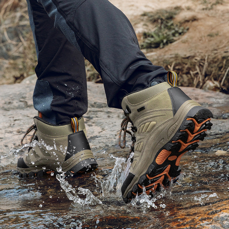Couple's High-top Breathable Waterproof  Mountaineering Shoes