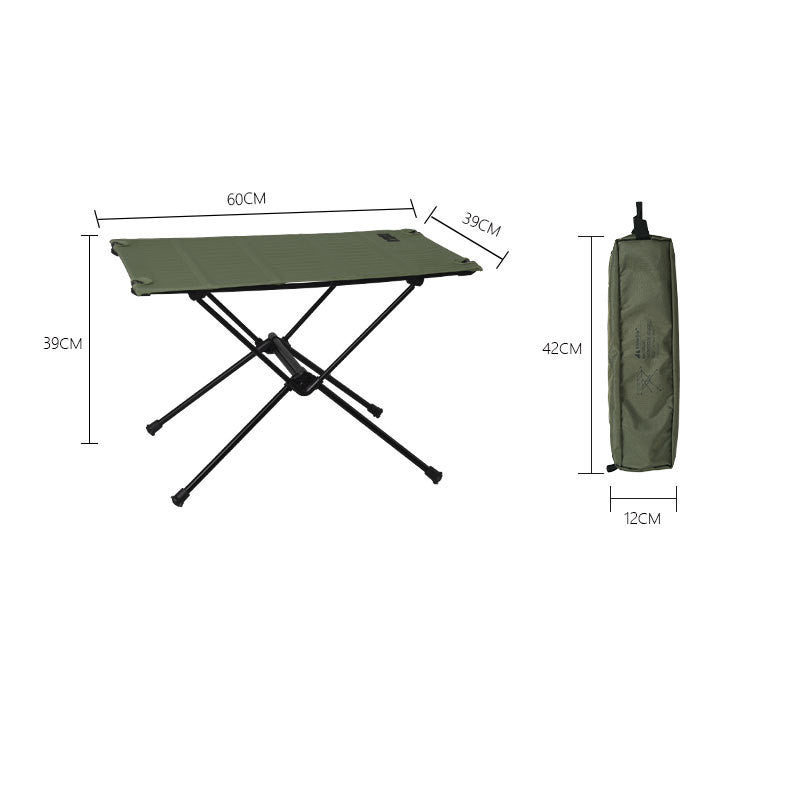 Camping Portable Aluminum Alloy Stand Dining Table