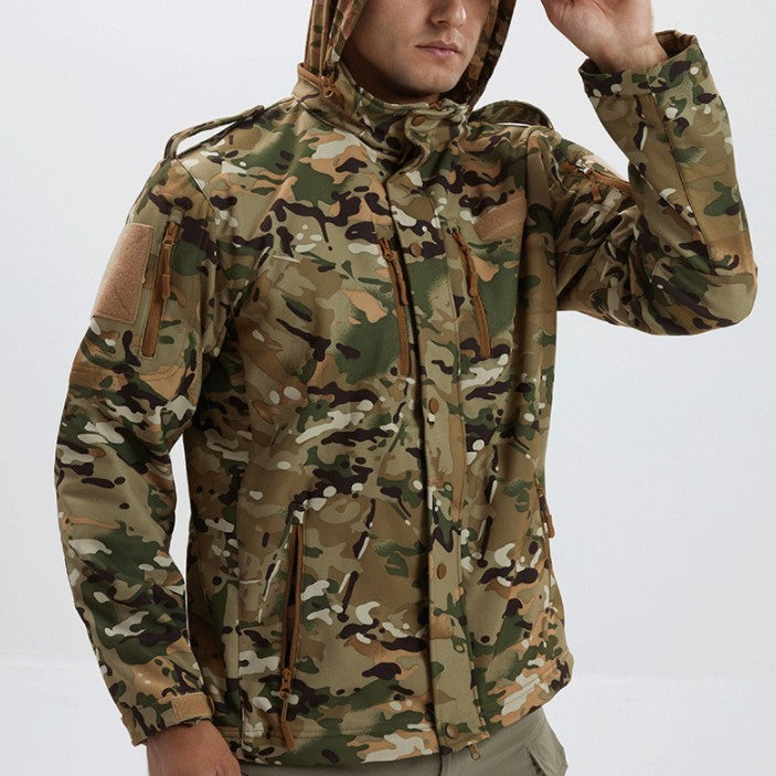 Men's Fleece Waterproof Soft Shell Jacket
