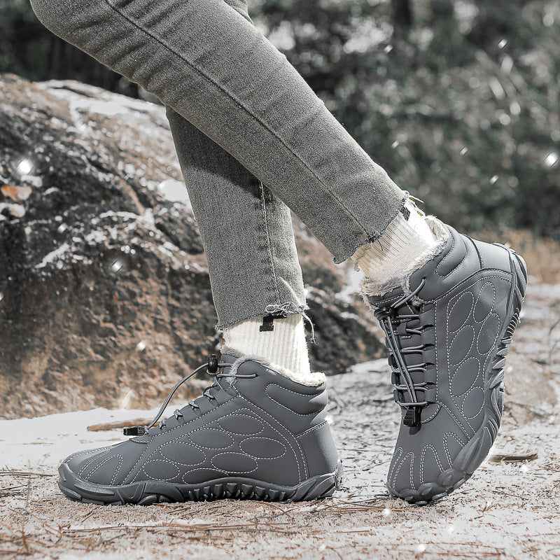 Men And Women Fleece-lined Warm Snow Boots