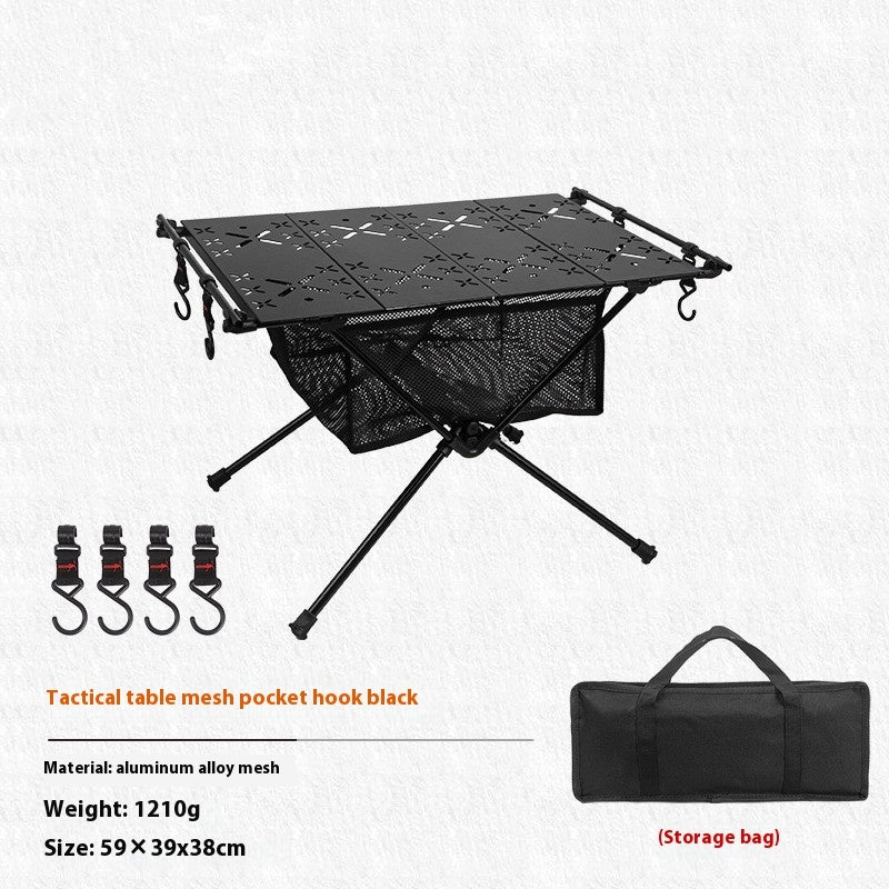 Outdoor Aluminum Alloy Camping Folding Table