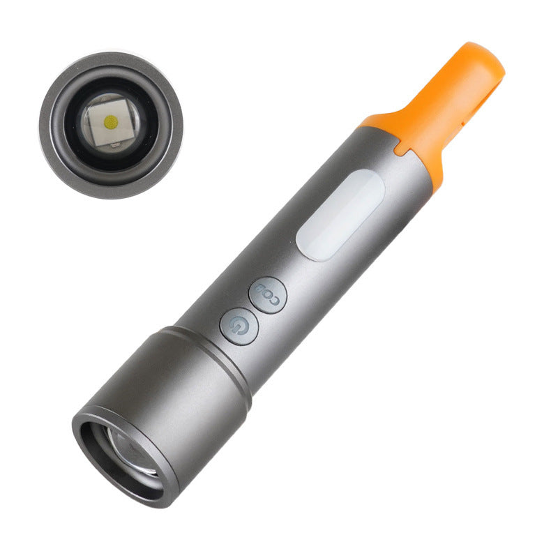 Long-range White Laser Flashlight