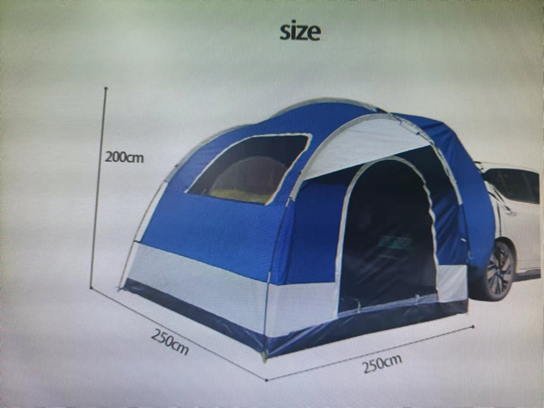 Outdoor Car Rear Double Tent Multifunctional Sunshade