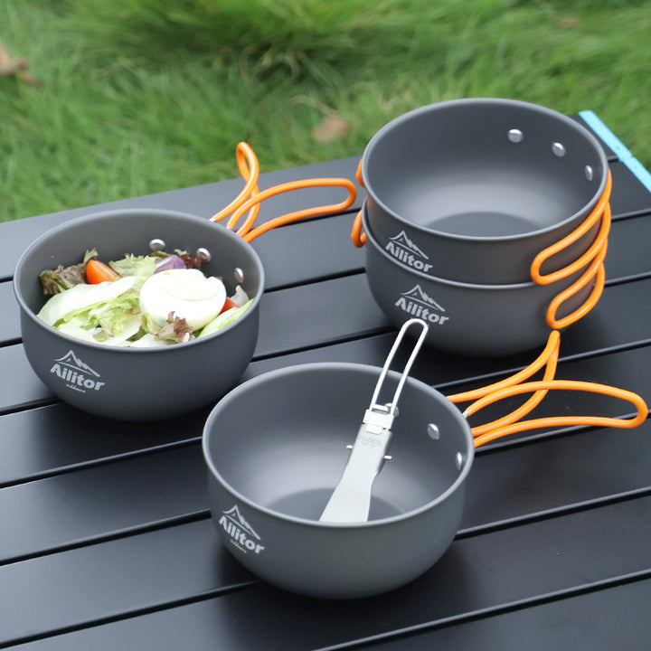 Aluminum Alloy Folding Bowl For Camping