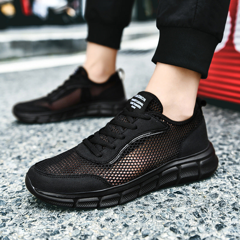 Summer Breathable Hollow Mesh Sports Shoes