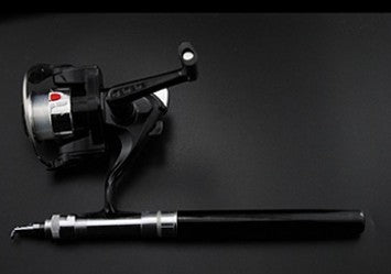 Pen pole suit Mini spinning wheel fishing rod