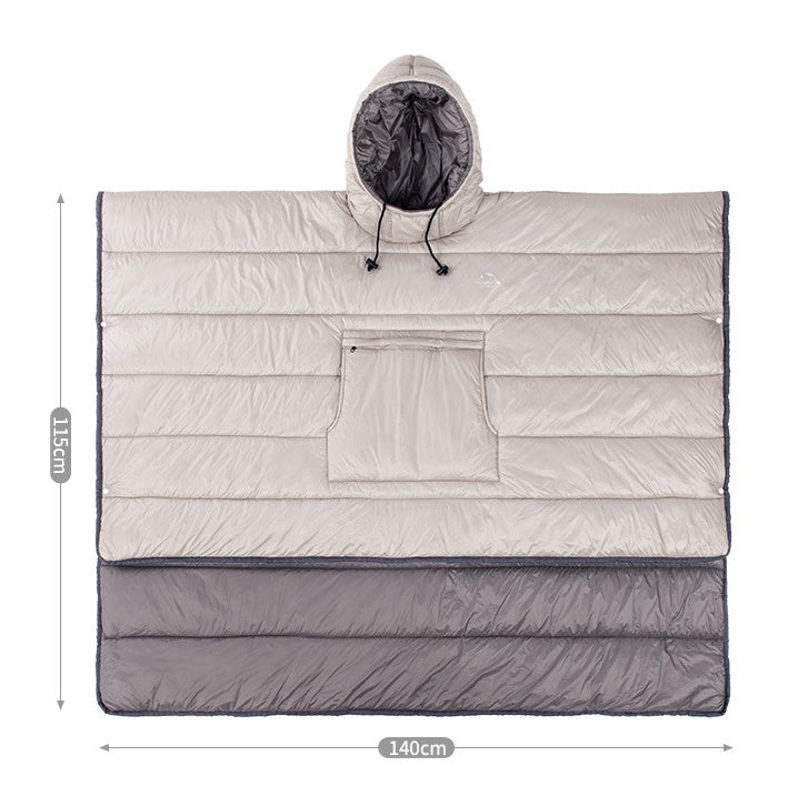 Camping Sleeping Bag Travel Wearable Cloak