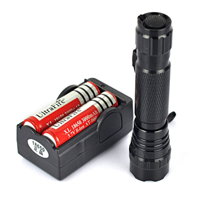 LED Strong Light  Rechargeable Long-range Flashlight