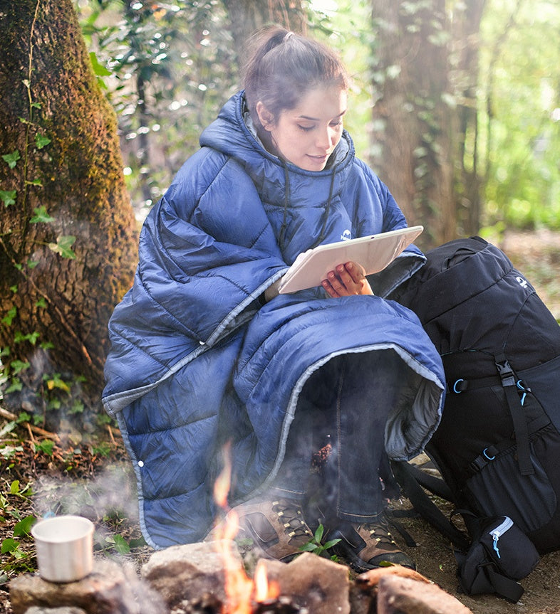 Camping Sleeping Bag Travel Wearable Cloak