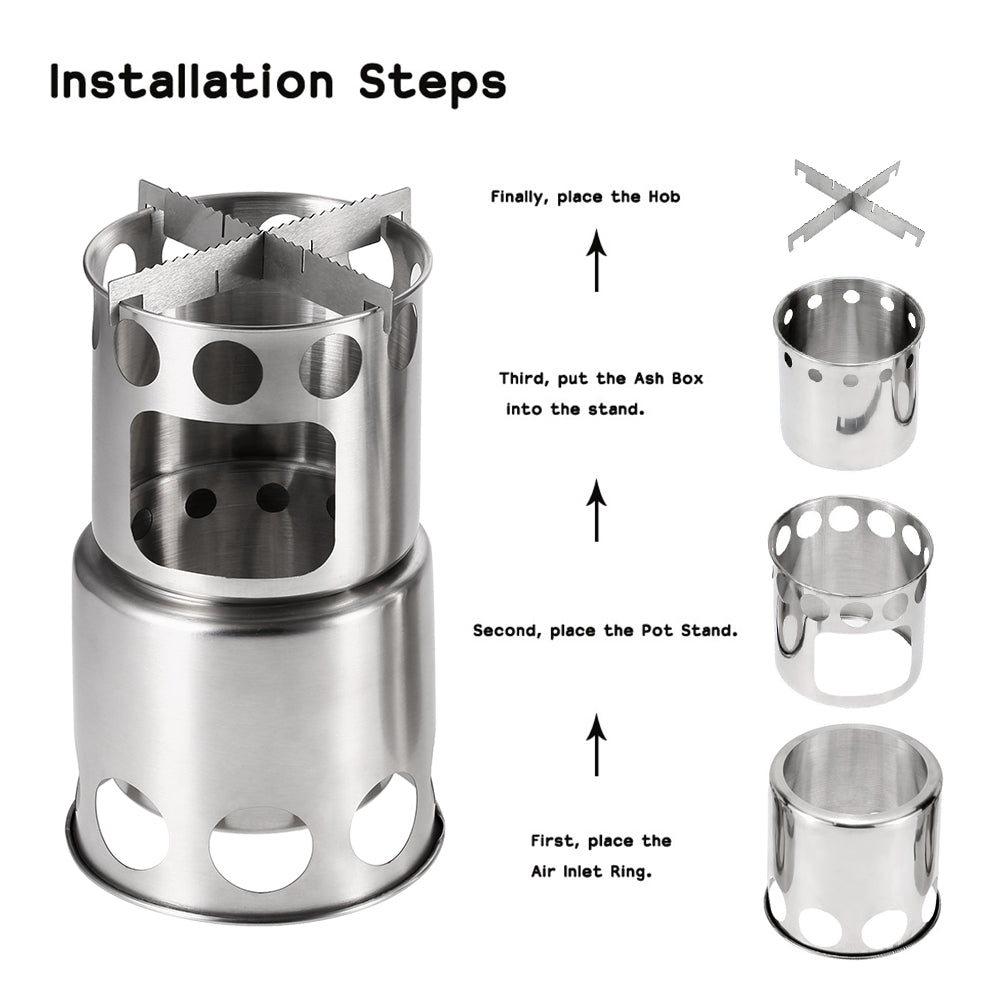 Stainless Steel Stove And Cooking Pot