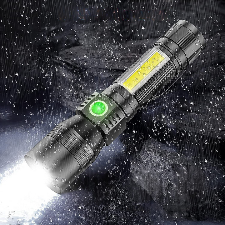 Magnet USB Charging Strong Light Focusing Flashlight