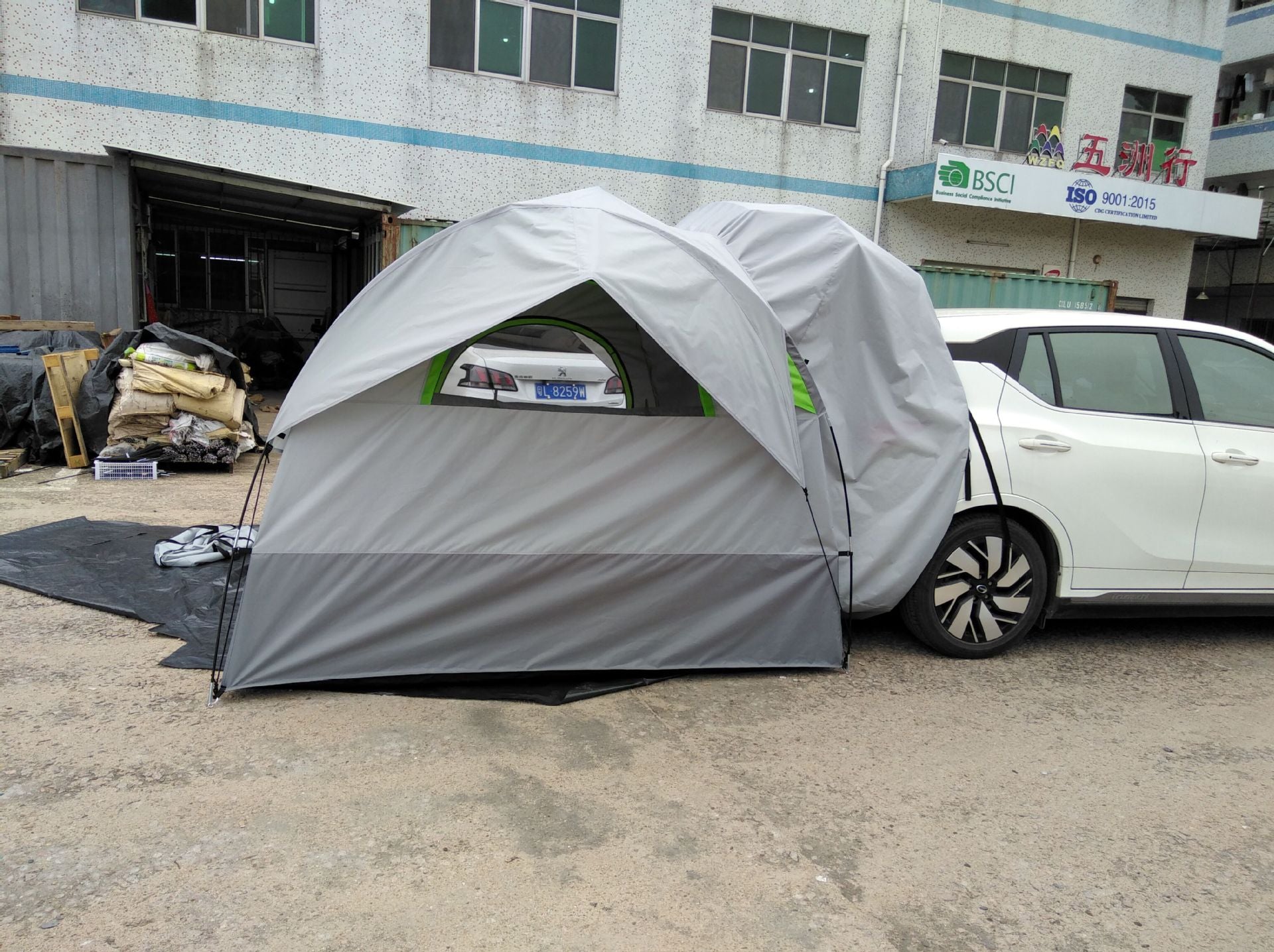 Outdoor Car Rear Double Tent Multifunctional Sunshade