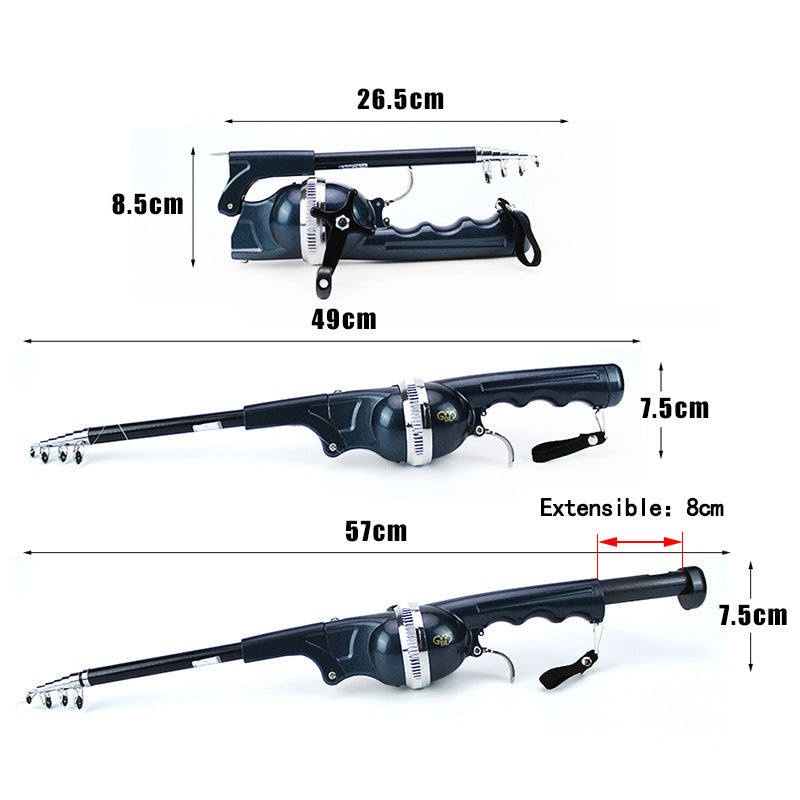 Guangwei Sea Fishing Rod Suit Fishing Dele Portable