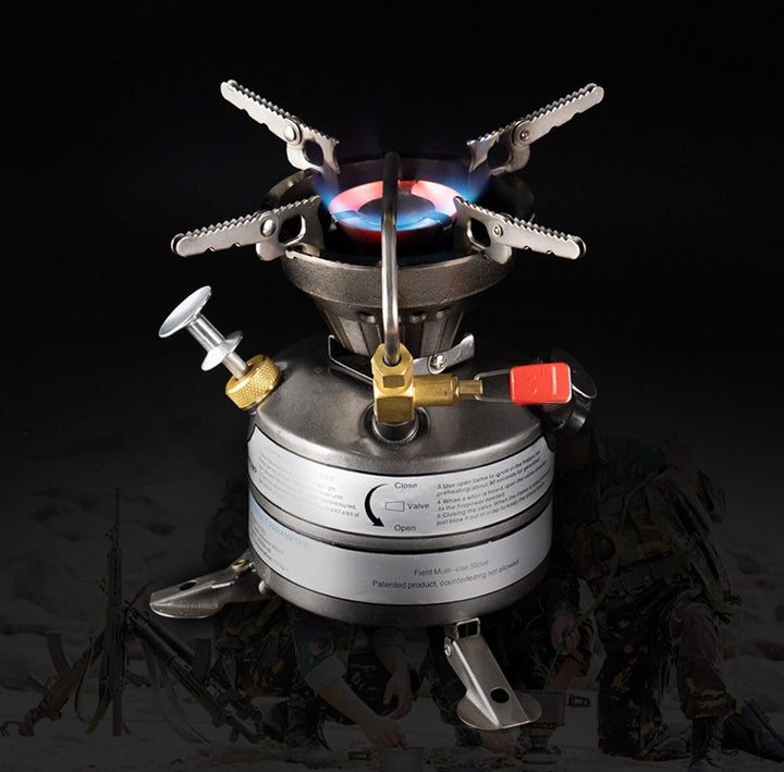Field Oilstove Camping Integrated Fierce Fire Gasoline Stove