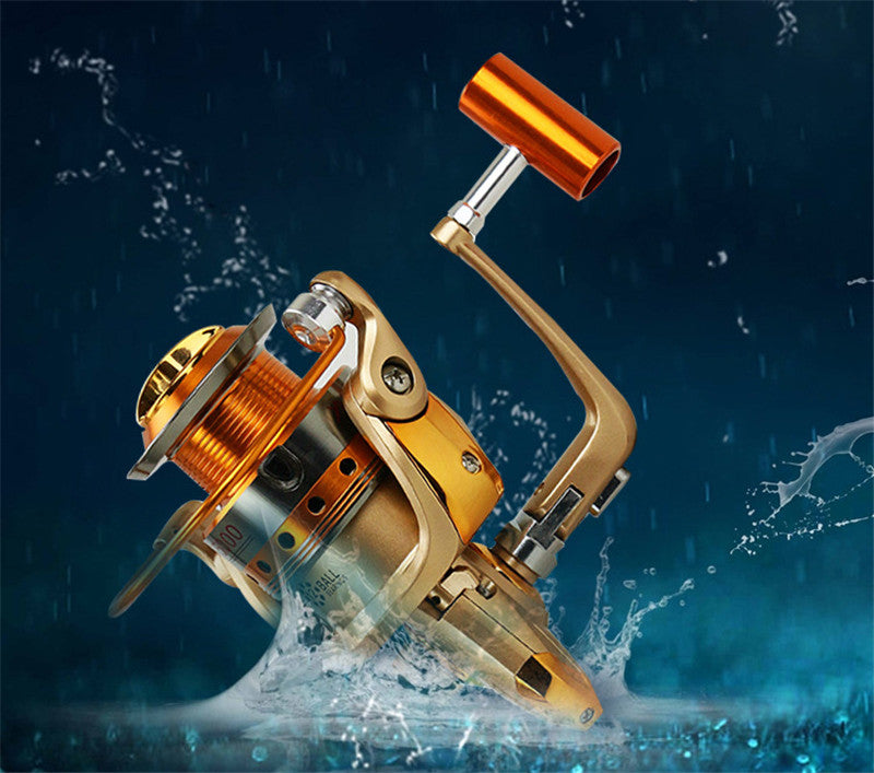 Metal Head Rocker Fishing Reel Spinning Wheel
