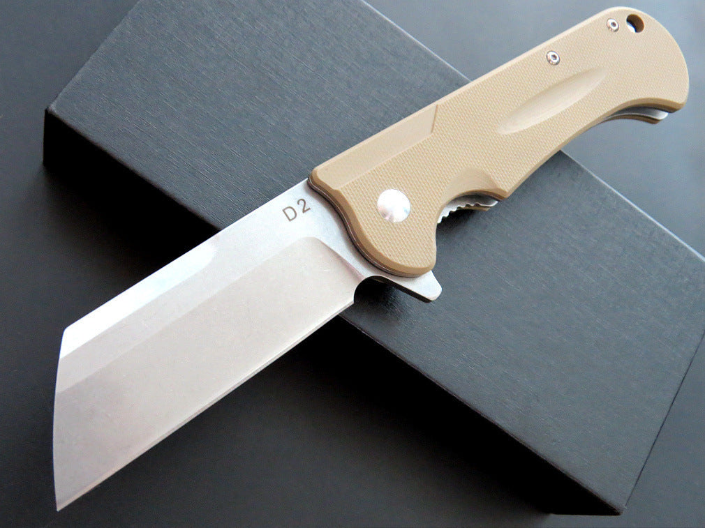 Hunting Handle Stainless Steel Folding Knife