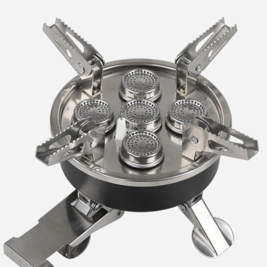 Portable Foldable Camping Stainless Steel Split Stove