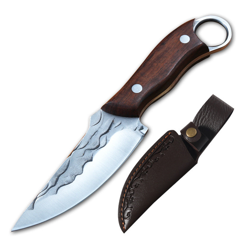 Hunting Knife With Holster Peeling