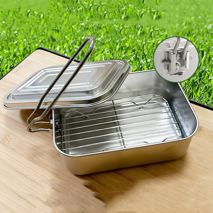 Stainless Steel Lunch Box Picnic Tableware Set