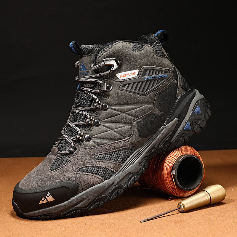 High-top Waterproof Non-slip Men's Hiking Shoes