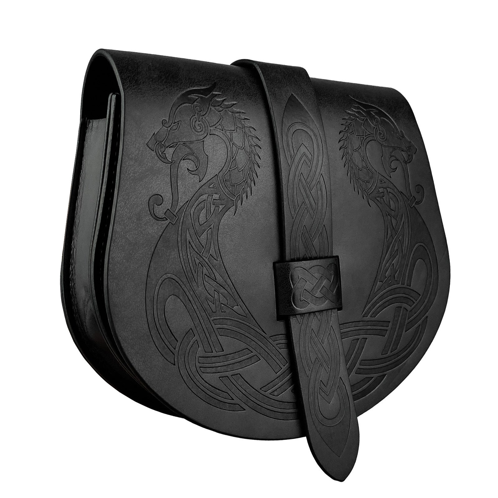Retro Medieval Boat Pattern Saddle Bag