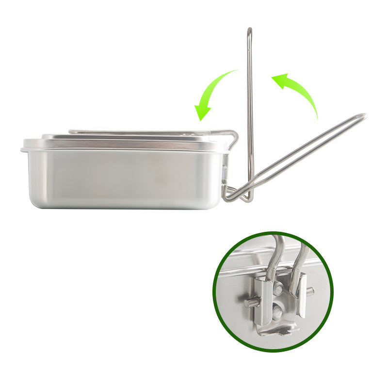Stainless Steel Lunch Box Picnic Tableware Set