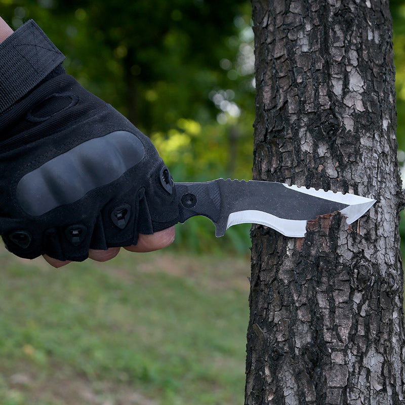 Outdoor Survival Straight Knife Self-defense Portable Knife