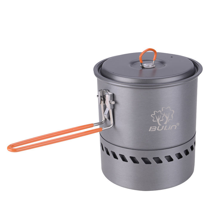 Heat-collecting Single Mountaineering Camping Portable Pot