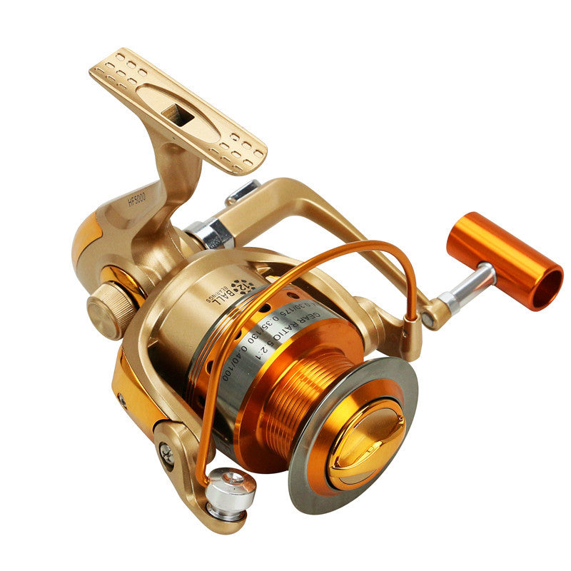 Metal Head Rocker Fishing Reel Spinning Wheel