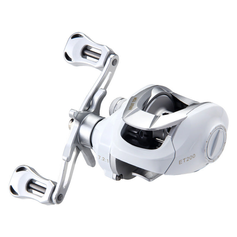 Small White Micro Item Bait Casting Reel