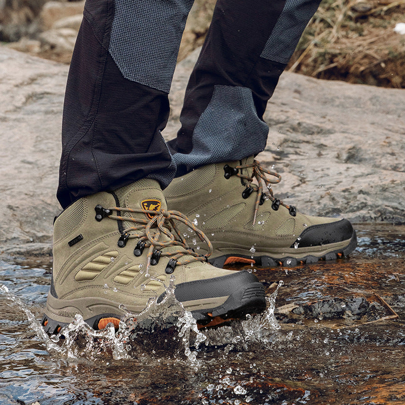 Couple's High-top Breathable Waterproof  Mountaineering Shoes
