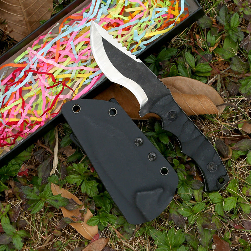 Outdoor Survival Straight Knife Self-defense Portable Knife
