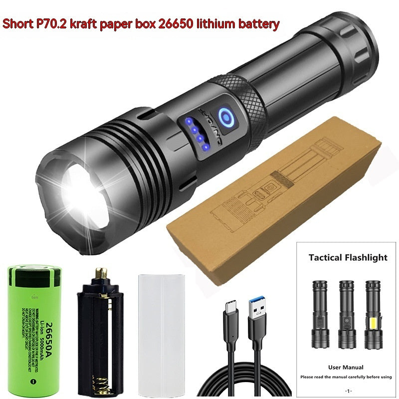 Flashlight Outdoor Camping Emergency Rechargeable
