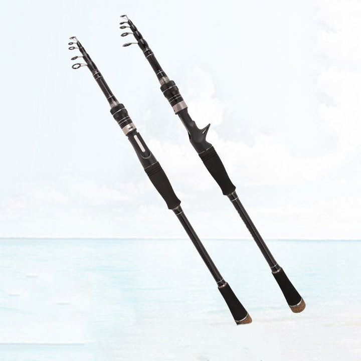 Ultra Light Short Section Portable Straight Shank Fishing Rod