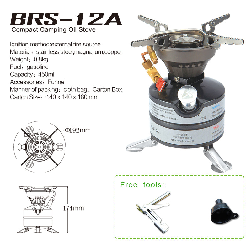 Field Oil Stove Camping One Heavy Fire Gasoline Stove