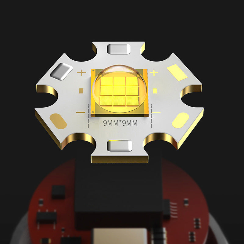 Electric Display Camping Portable Flashlight