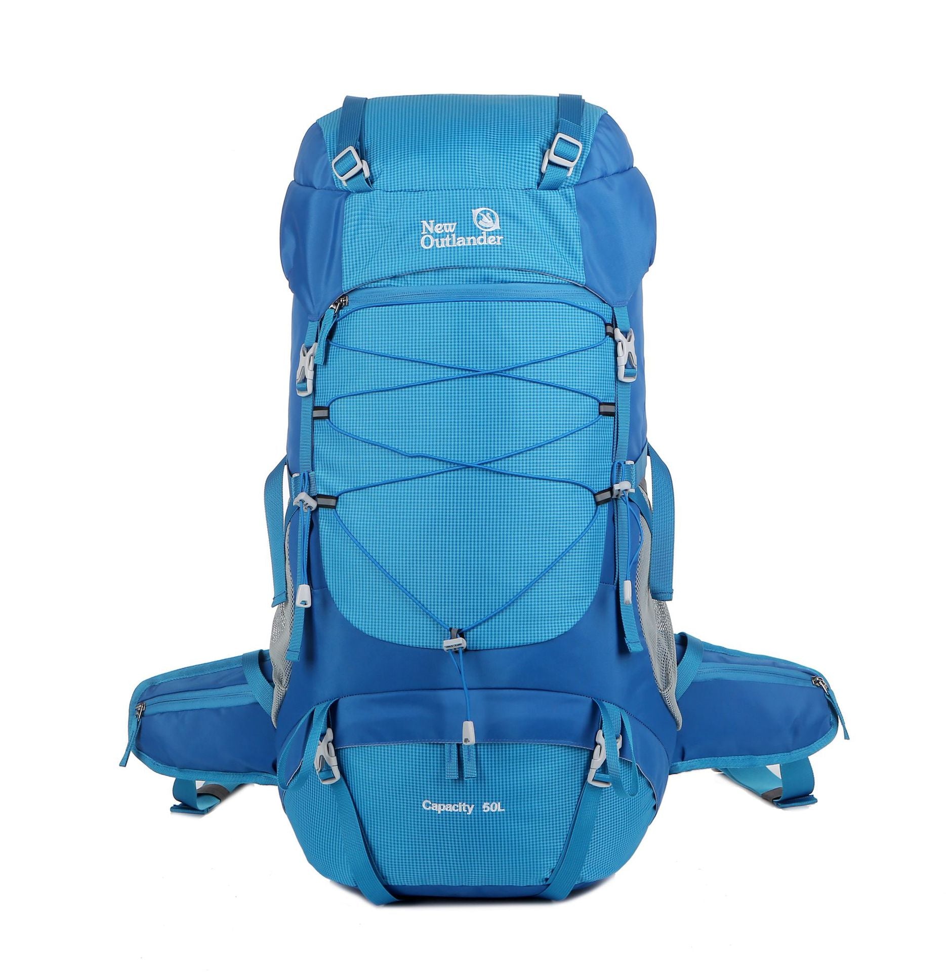 50L Large Capacity Nylon Travel Camping Backpack