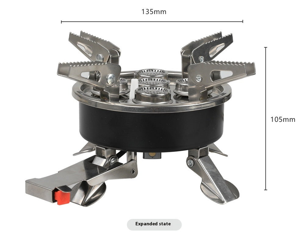 Portable Foldable Camping Stainless Steel Split Stove