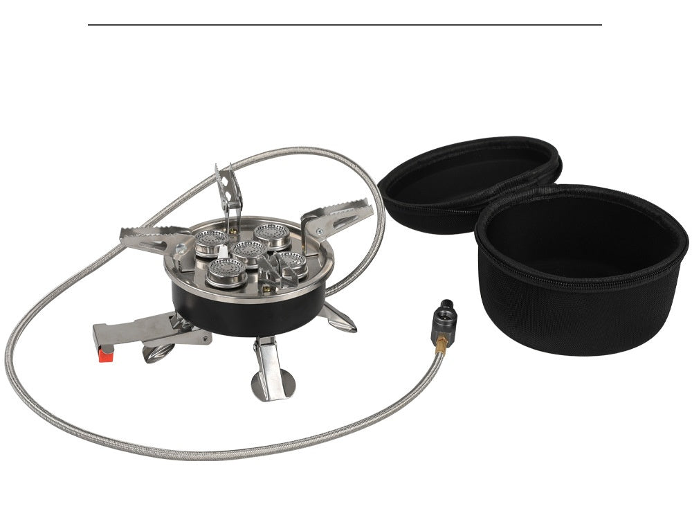 Portable Foldable Camping Stainless Steel Split Stove