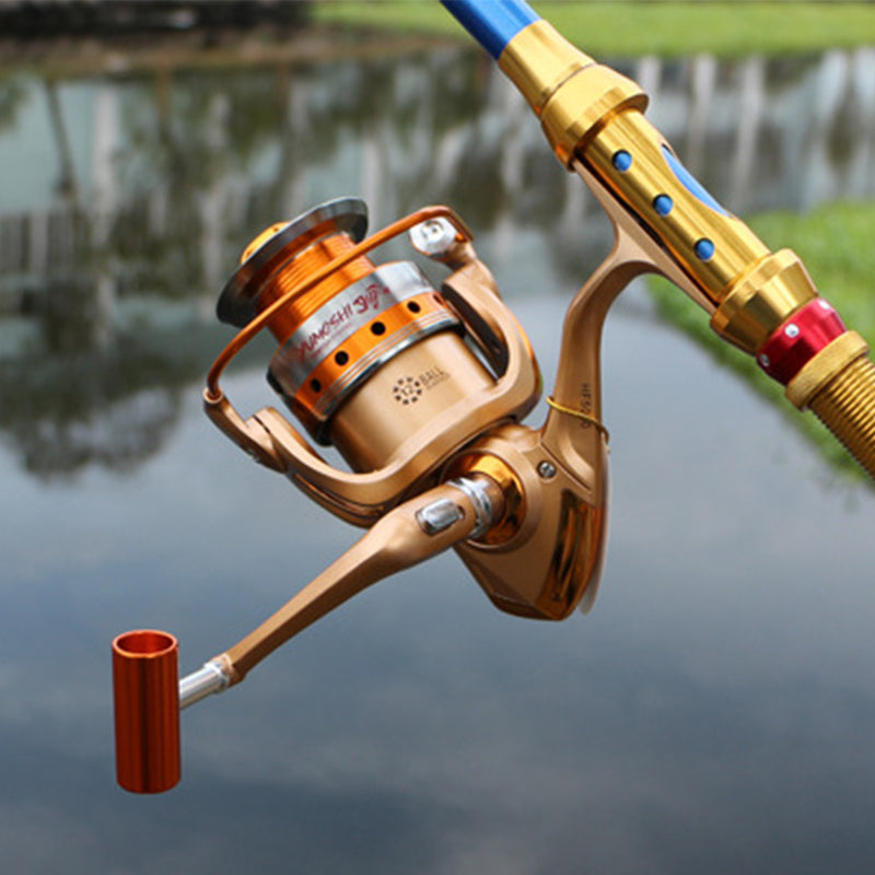 Metal Head Rocker Fishing Reel Spinning Wheel