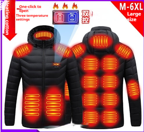 USB Charging And Heating Jacket Throughout The Body