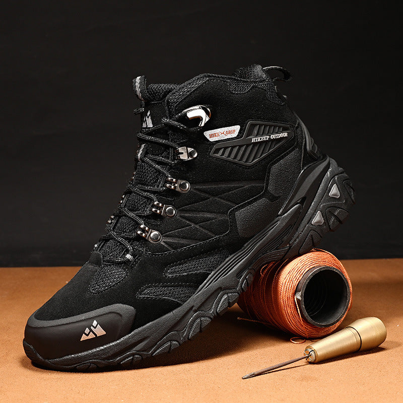 High-top Waterproof Non-slip Men's Hiking Shoes