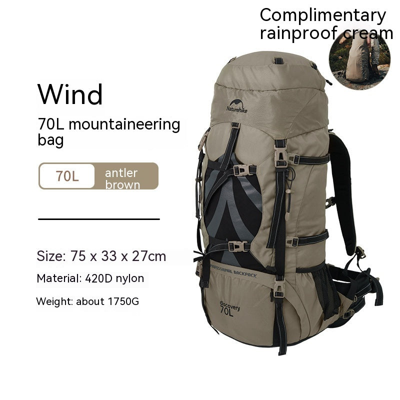 70L Hiking Backpack Large Capacity Backpack