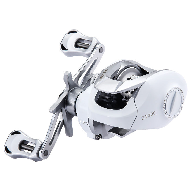 Small White Micro Item Bait Casting Reel