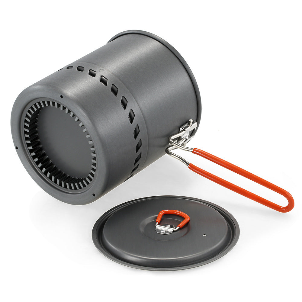 Heat-collecting Single Mountaineering Camping Portable Pot